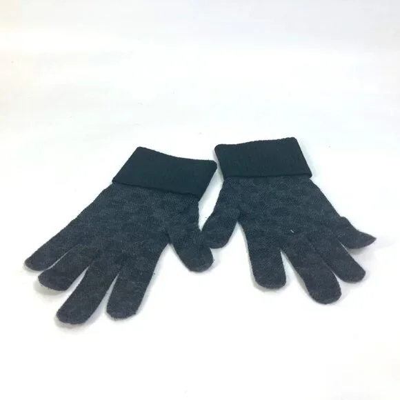 LOUIS VUITTON M77992 Damier Graphite Gon neopetite damier gloves wool Black